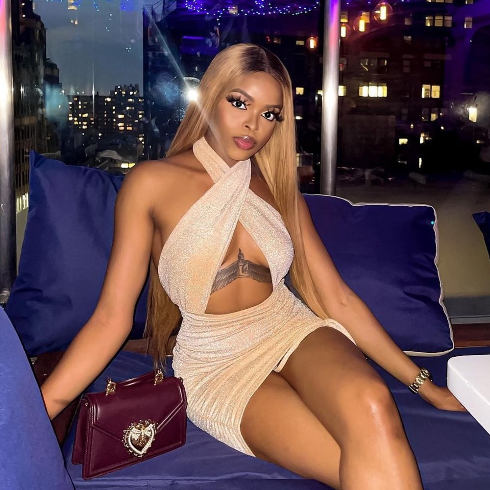 Champagne gold dress